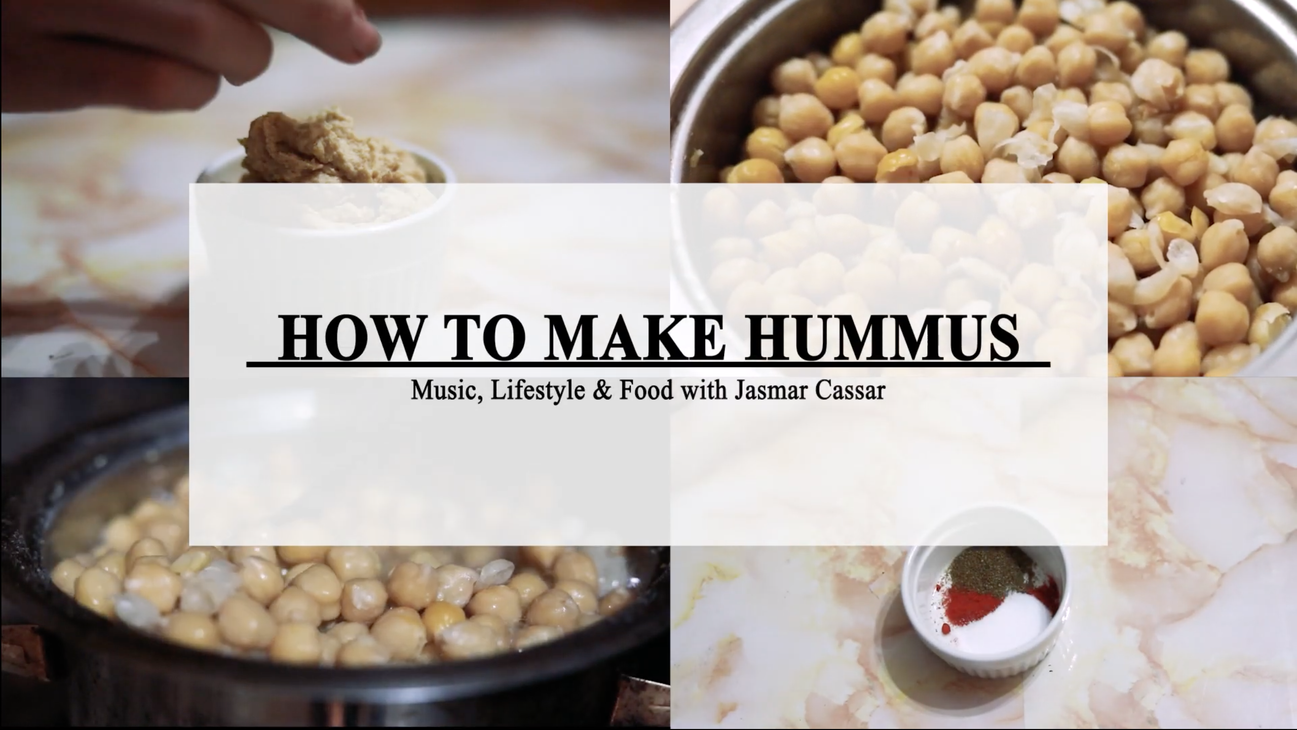 How To Make Hummus (Easy Recipe) | Music, Lifestyle & Food